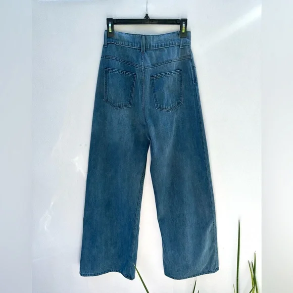Doen Blue Wide Leg Jeans - Picture 2 of 11